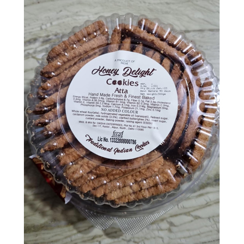 Honey Delight Atta Cookies - Box, Sweet Taste | Normal Biscuit With Delightful Honey Flavor