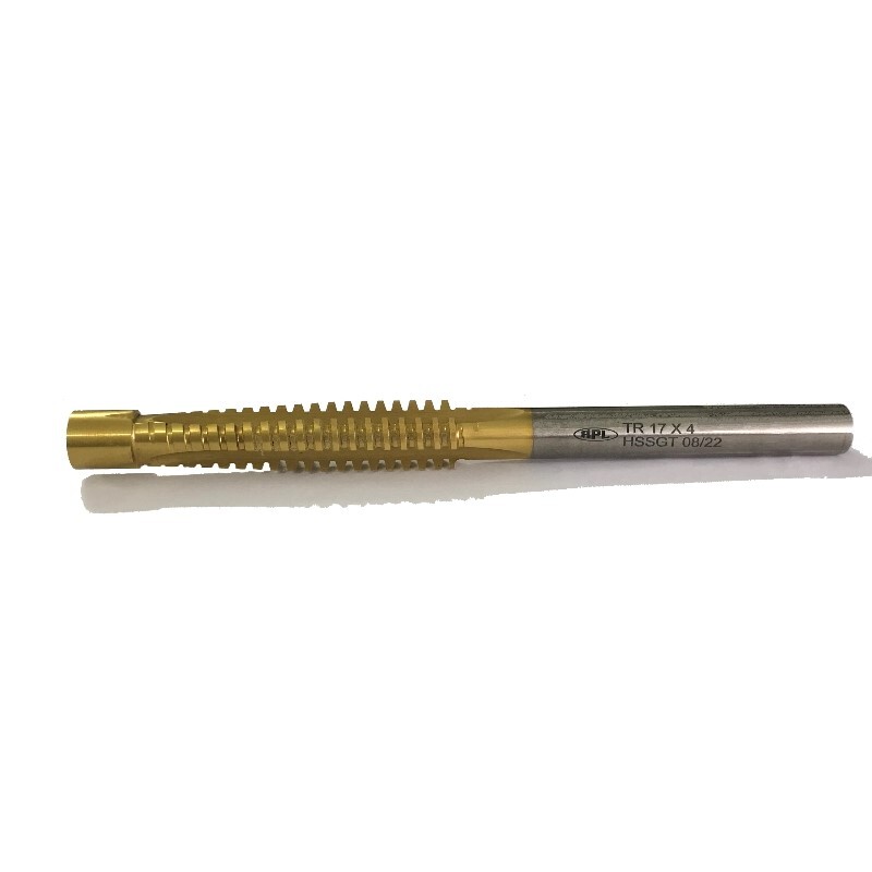 Trapezoidal Thread Taps - Material: High Speed Steel