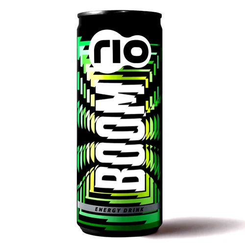 Rio Boom Energy Drink Packaging: Can (Tinned)