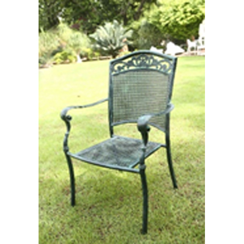 Black Howard Cast Aluminium Chair