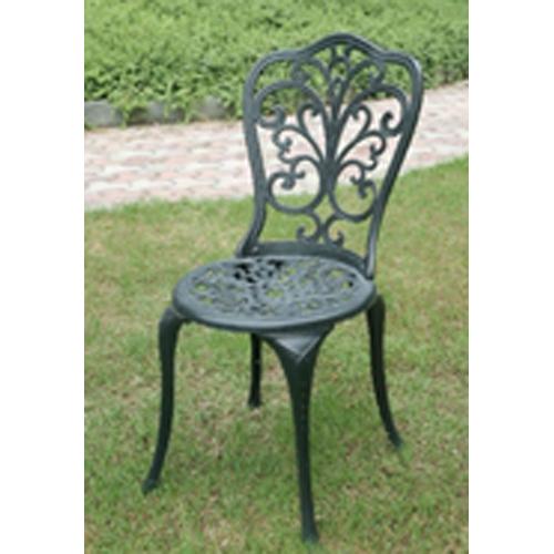 Black Vitra Cast Aluminium Chair
