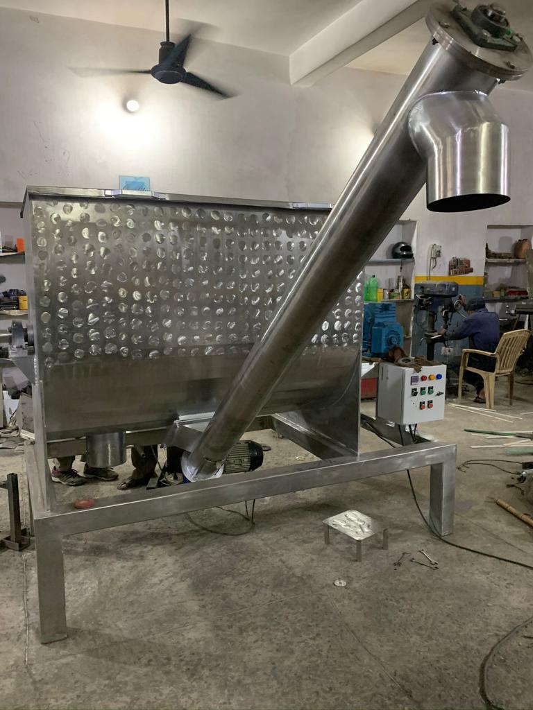 Semi-automatic Mixer Ribbon Blender