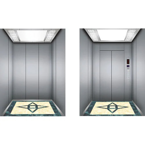 Stainless Steel Passenger Elevator - Stainless Steel Material, Safety Sensor, Calling Box & Remote Controller | Electric Power Supply