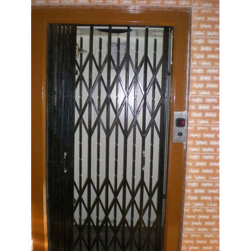 Stainless Steel Manual Elevator Collapsible Door