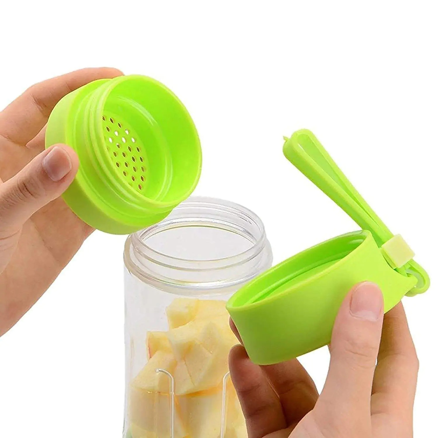 Green Portable And Rechargeable Battery Juice Blender