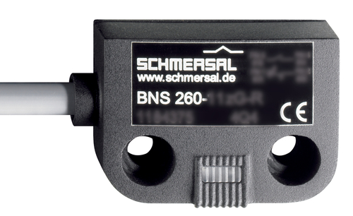 SCHMERSAL BNS 260 - Thermoplastic Enclosure, 26 mm x 36 mm x 13 mm, Insensitive to Soiling , Concealed Mounting & No Mechanical Wear