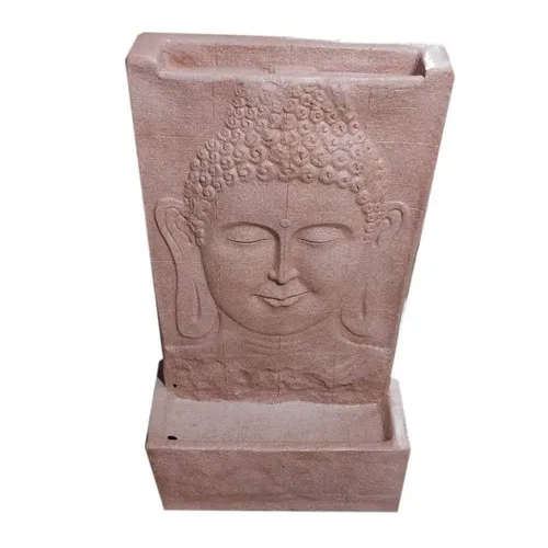 हाई क्वालिटी पॉलीरेसिन और फाइबरग्लास वॉल बुद्धा वाटर फाउंटेन