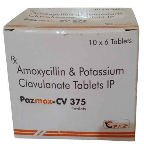 Amoxycillin And Potassium Clavulanate Tablets - Allopathic Medicine Certified Gmp | Effective Against Bacterial Infections, Tablets Stored In Dry Place, Recommended Dosage