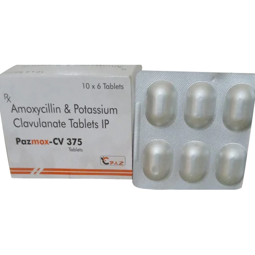 Amoxycillin And Potassium Clavulanate Tablets - Allopathic Medicine Certified Gmp | Effective Against Bacterial Infections, Tablets Stored In Dry Place, Recommended Dosage