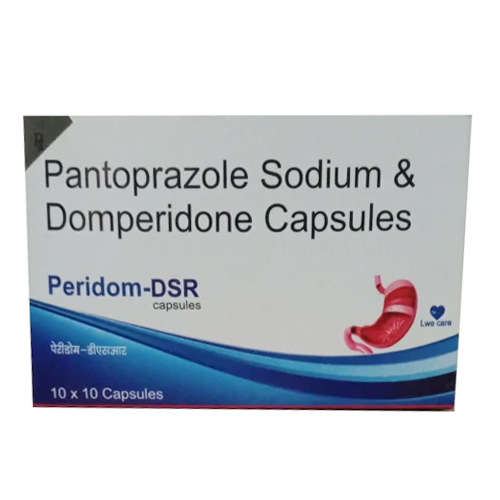 Pantoprazole Sodium And Domperidone Capsules - Alu-alu Blister Packaging | Effective Relief For Acid Reflux, Heartburn, And Stomach Ulcers, Gmp Certified, Recommended Dosage For Optimal Care