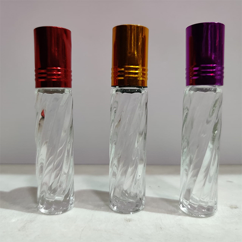 Fancy Perfume Bottle - Glass Material, Narrow Flip Top Lid, Blue Color | Elegant Design Perfect For Gifting