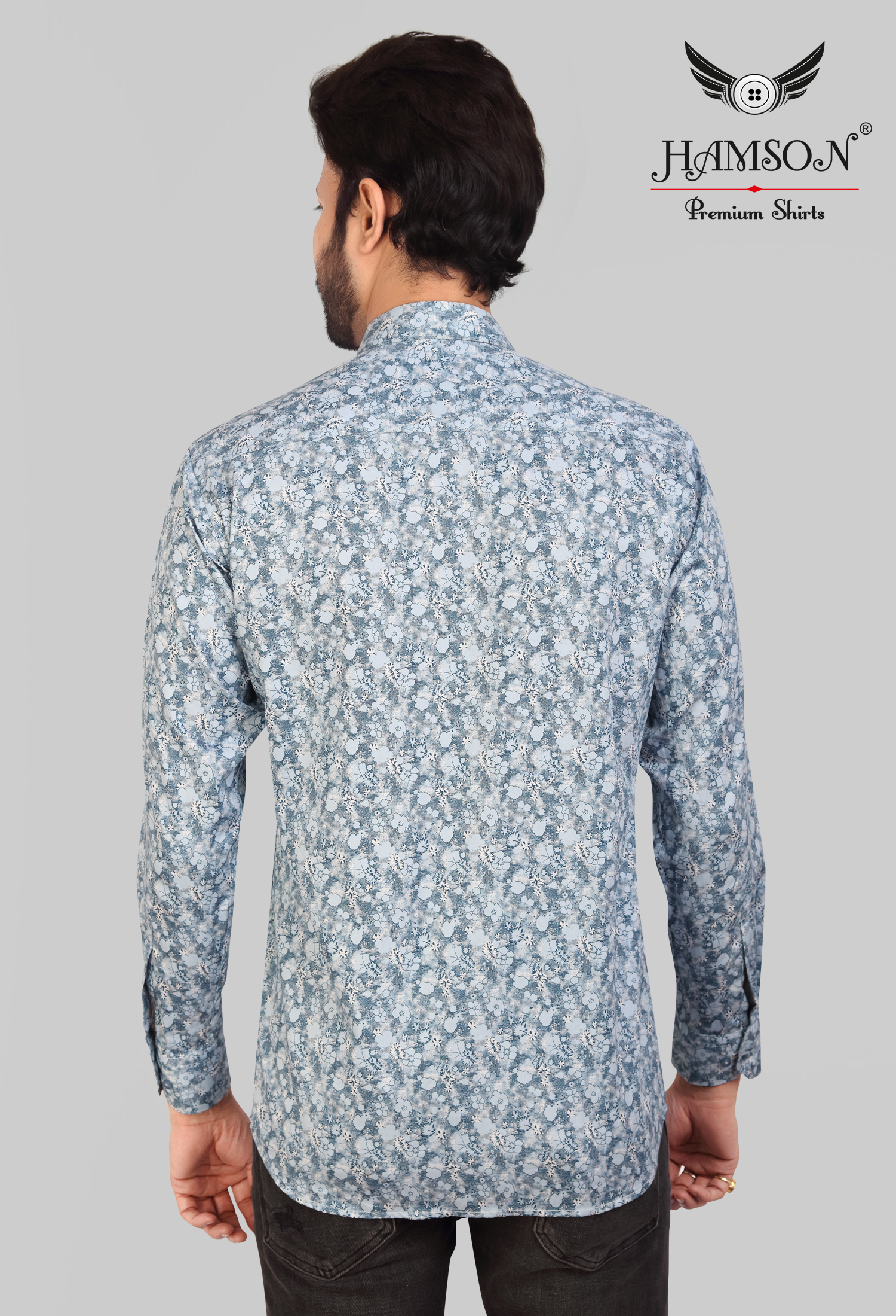 Mens Satin Cotton Shirts Lily 42b Collar Style: Standard