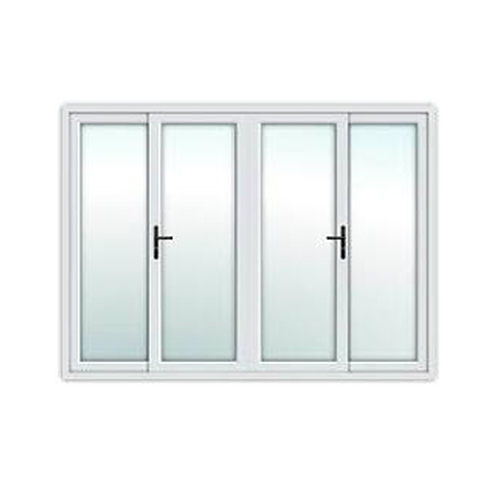 UPVC I-60 2 ट्रैक 2 पैनल स्लाइडिंग विंडोज एप्लीकेशन: कमर्शियल