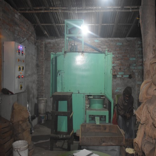 White Makhana Popping Machine