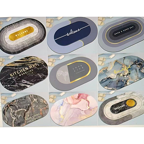 बाथ फ्लोर मैट डिजाइन: आधुनिक