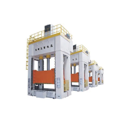 SMC Moulding Press - Stainless Steel Standard Frame Design, 4-Pillars Type, Automatic, Hydraulic Power Source, White Color, 220-440 Volt Voltage, Industrial Use