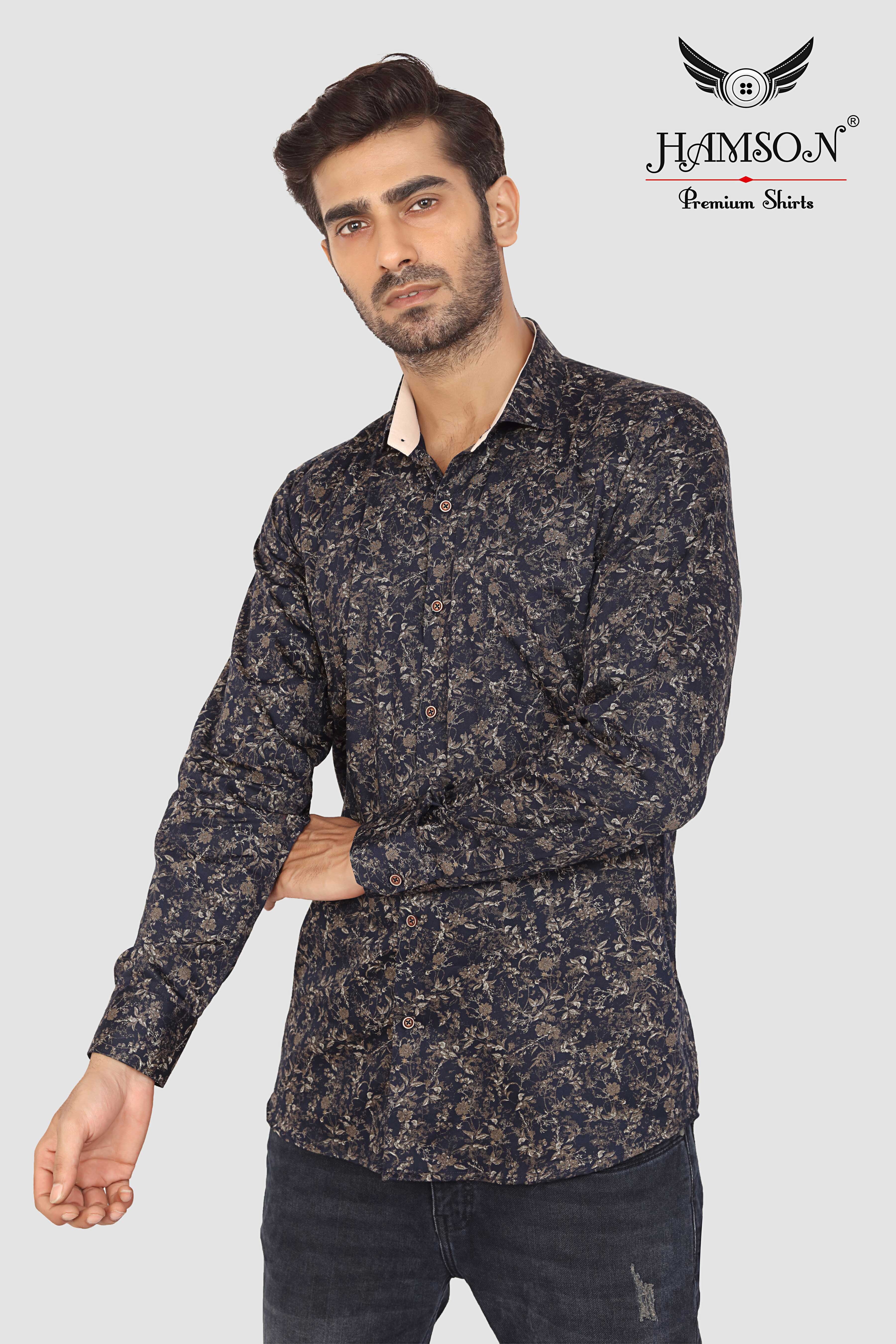 Mens Satin Cotton Shirts Lily 44b Collar Style: Standard