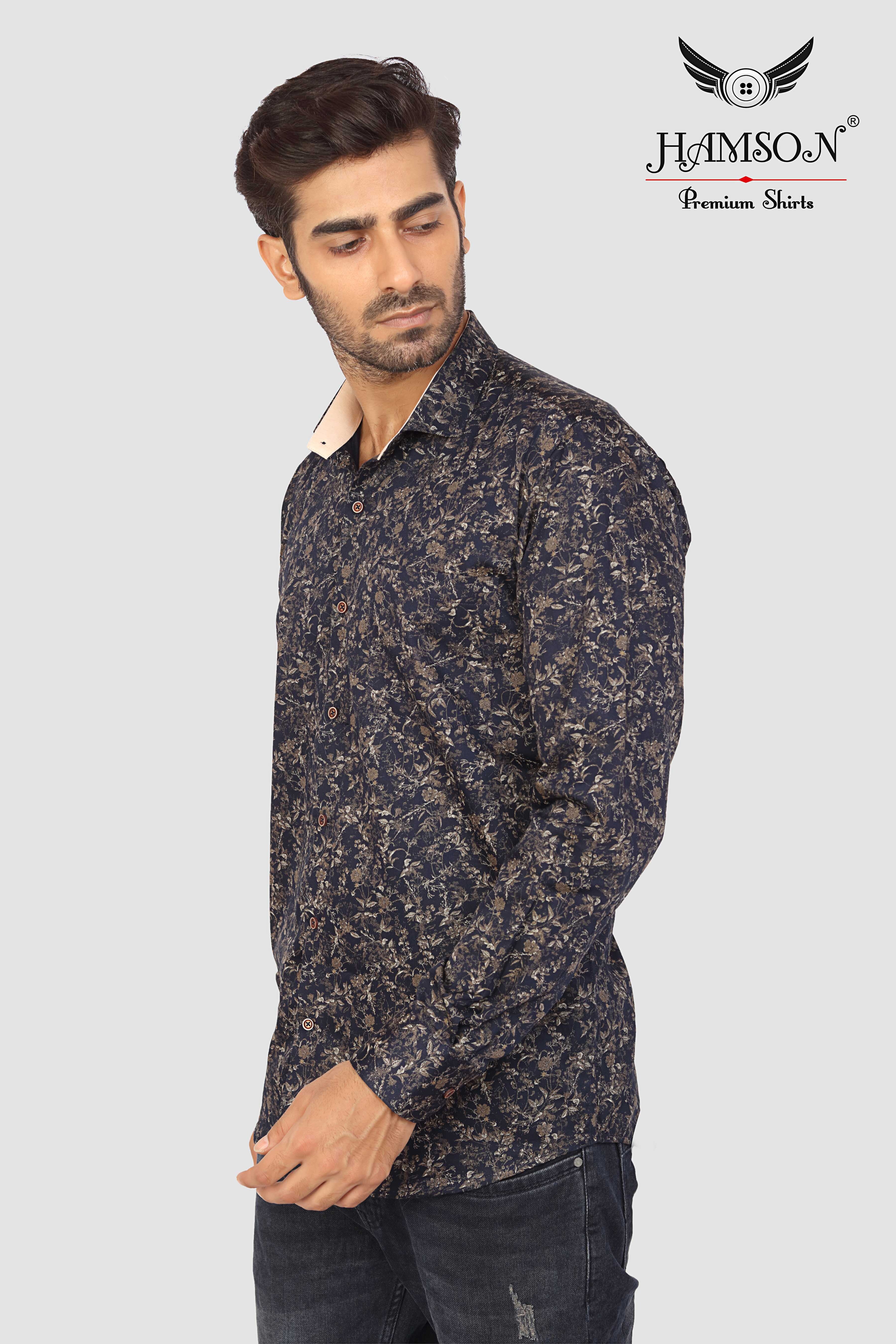 Mens Satin Cotton Shirts Lily 44b Collar Style: Standard