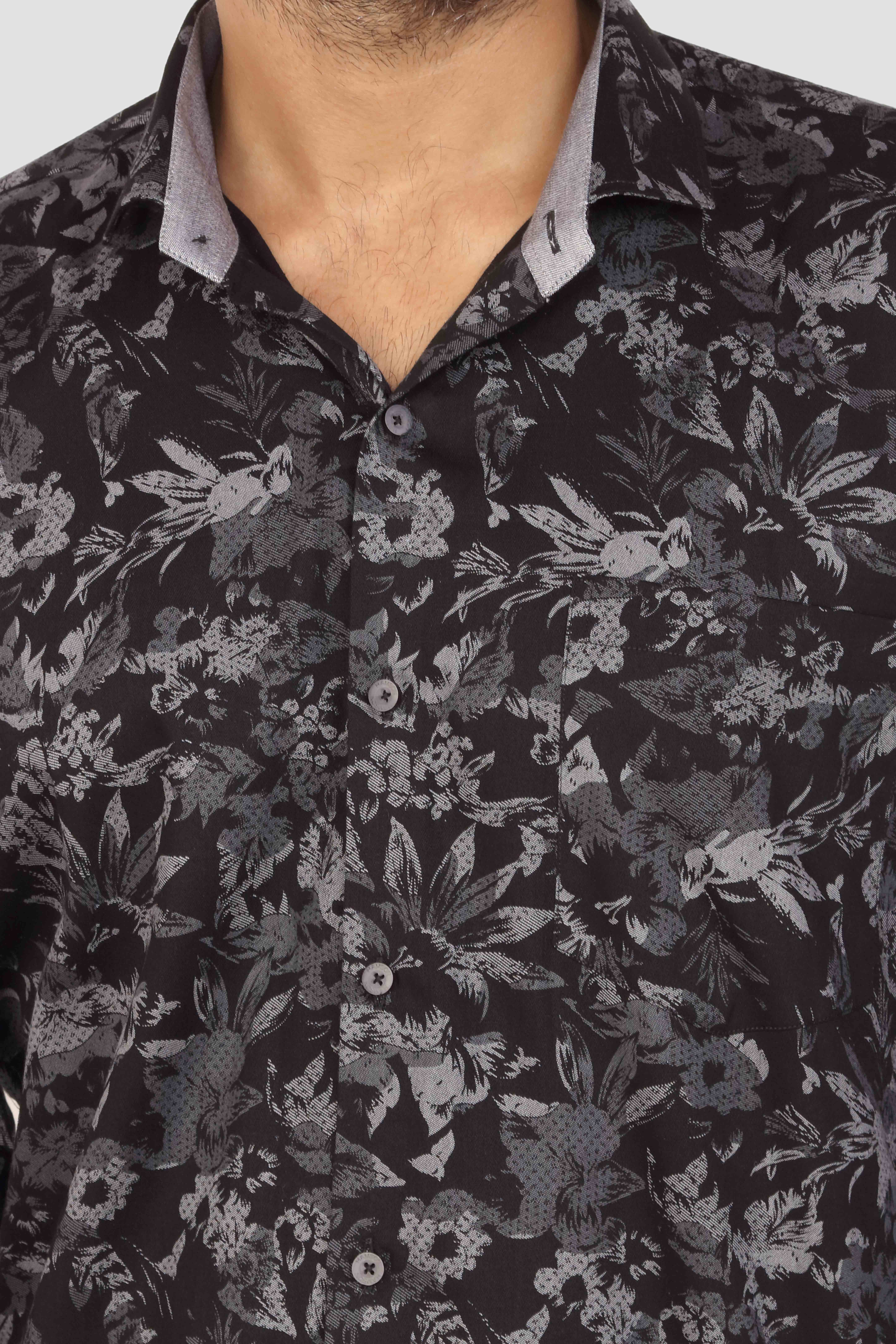 Mens Satin Cotton Shirts Lily 45b Collar Style: Standard