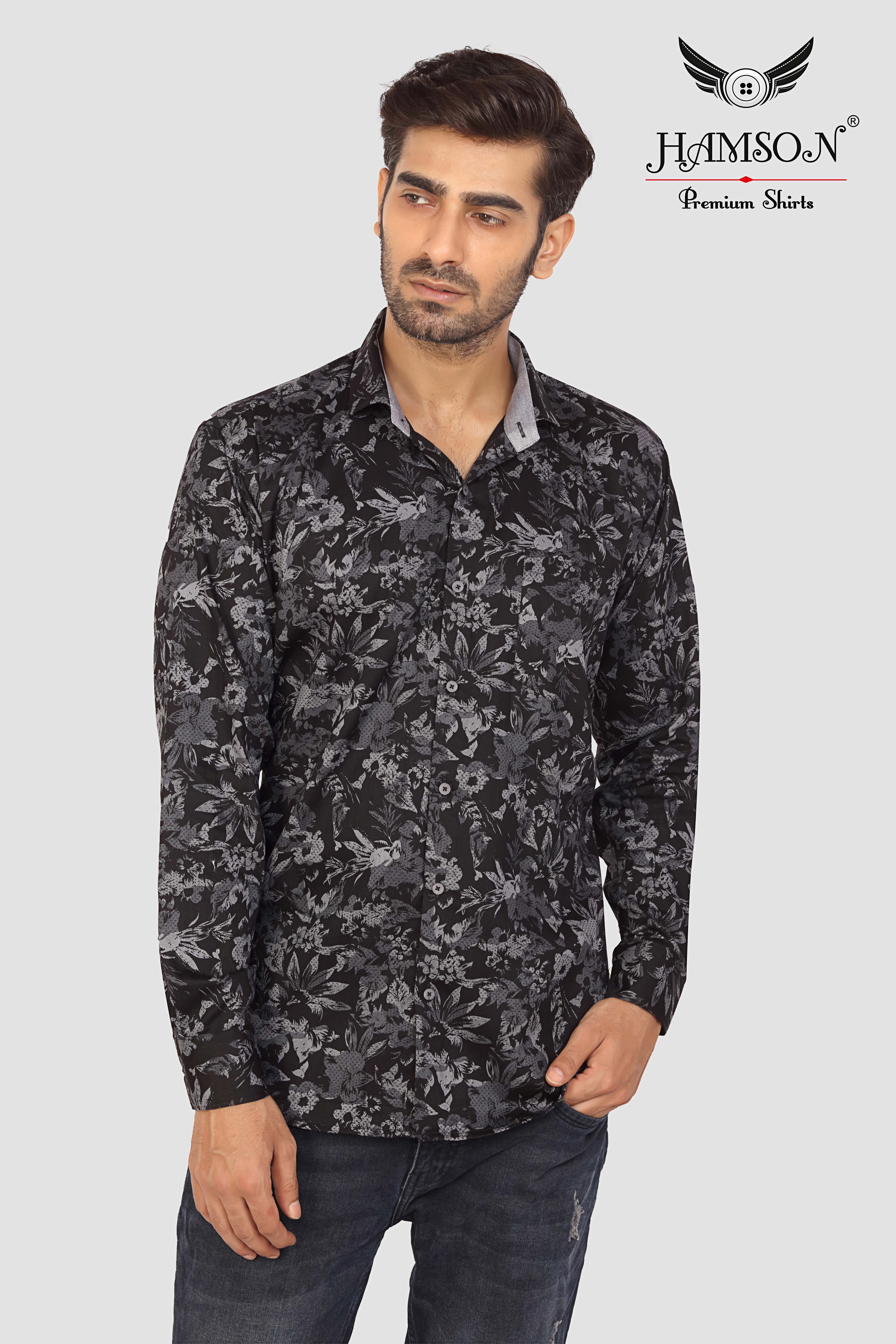 Mens Satin Cotton Shirts Lily 45b Collar Style: Standard