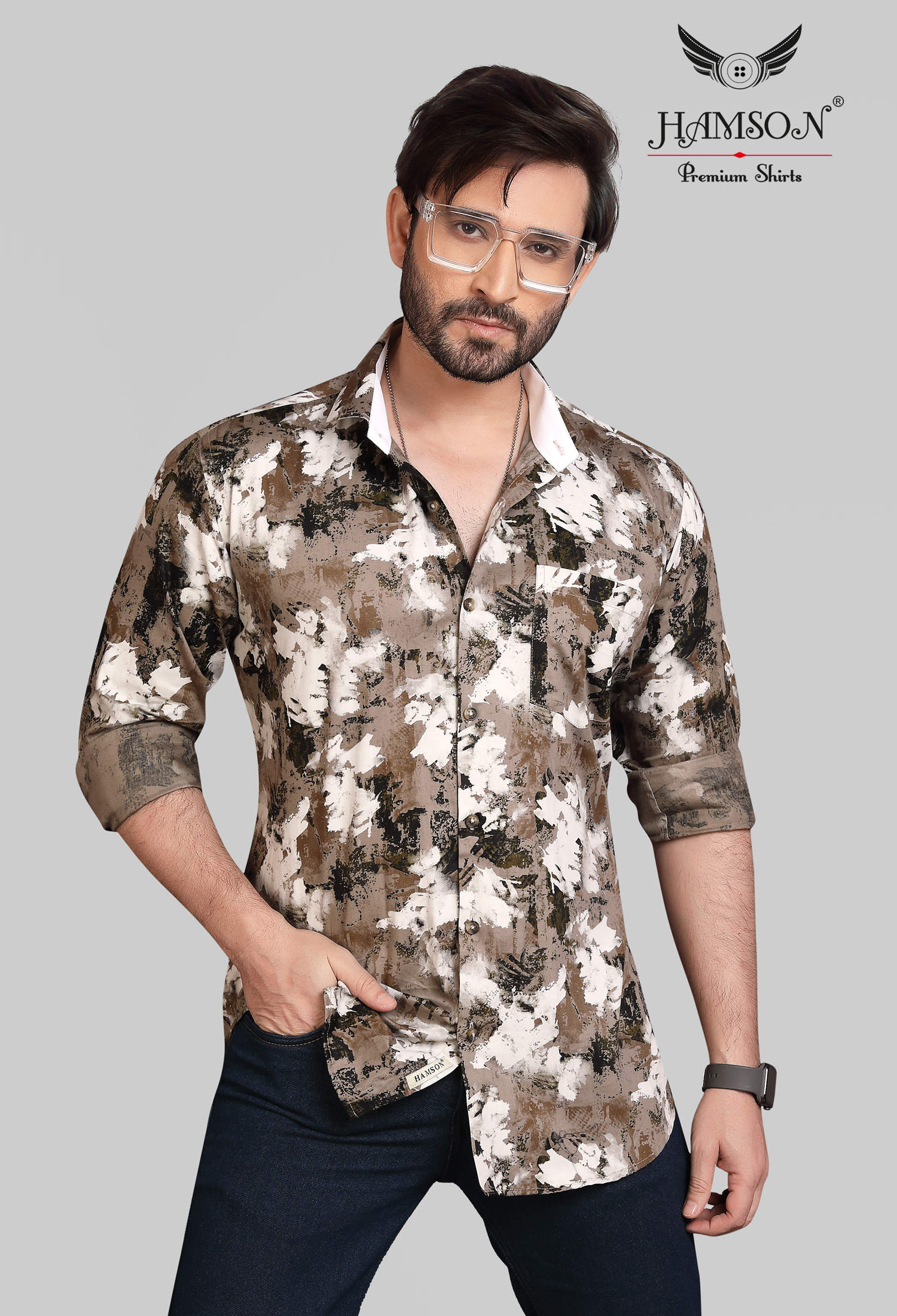 Mens Satin Cotton Shirts Lily 49b Collar Style: Standard