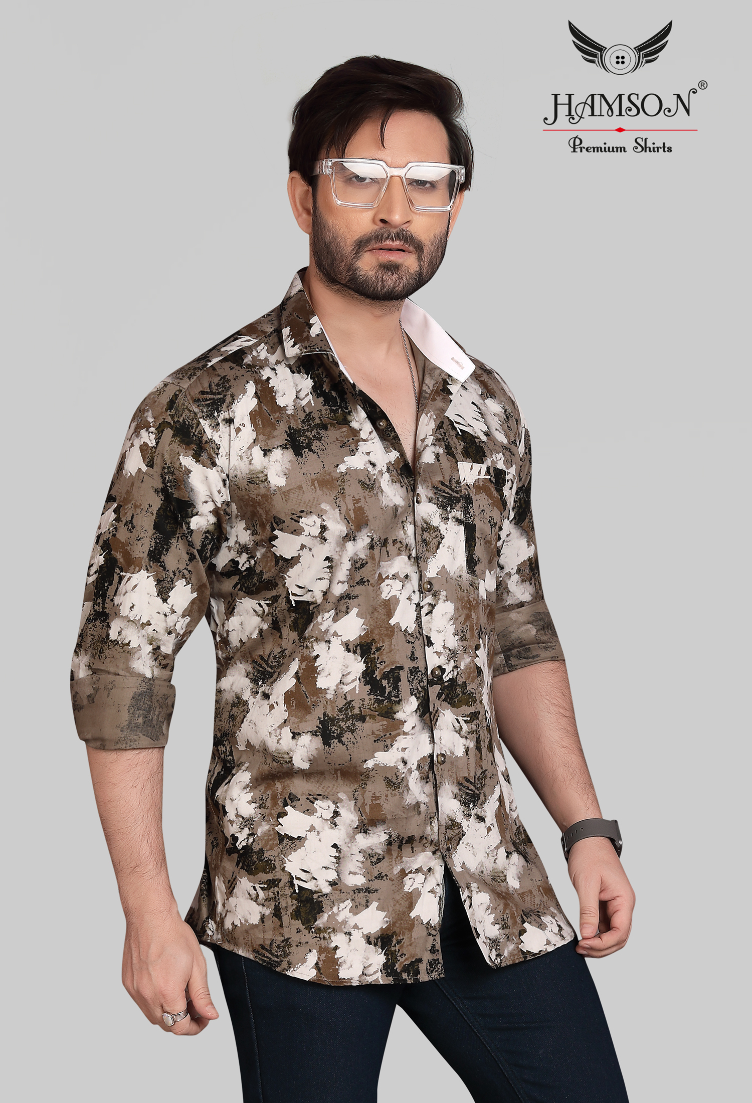 Mens Satin Cotton Shirts Lily 49b Collar Style: Standard