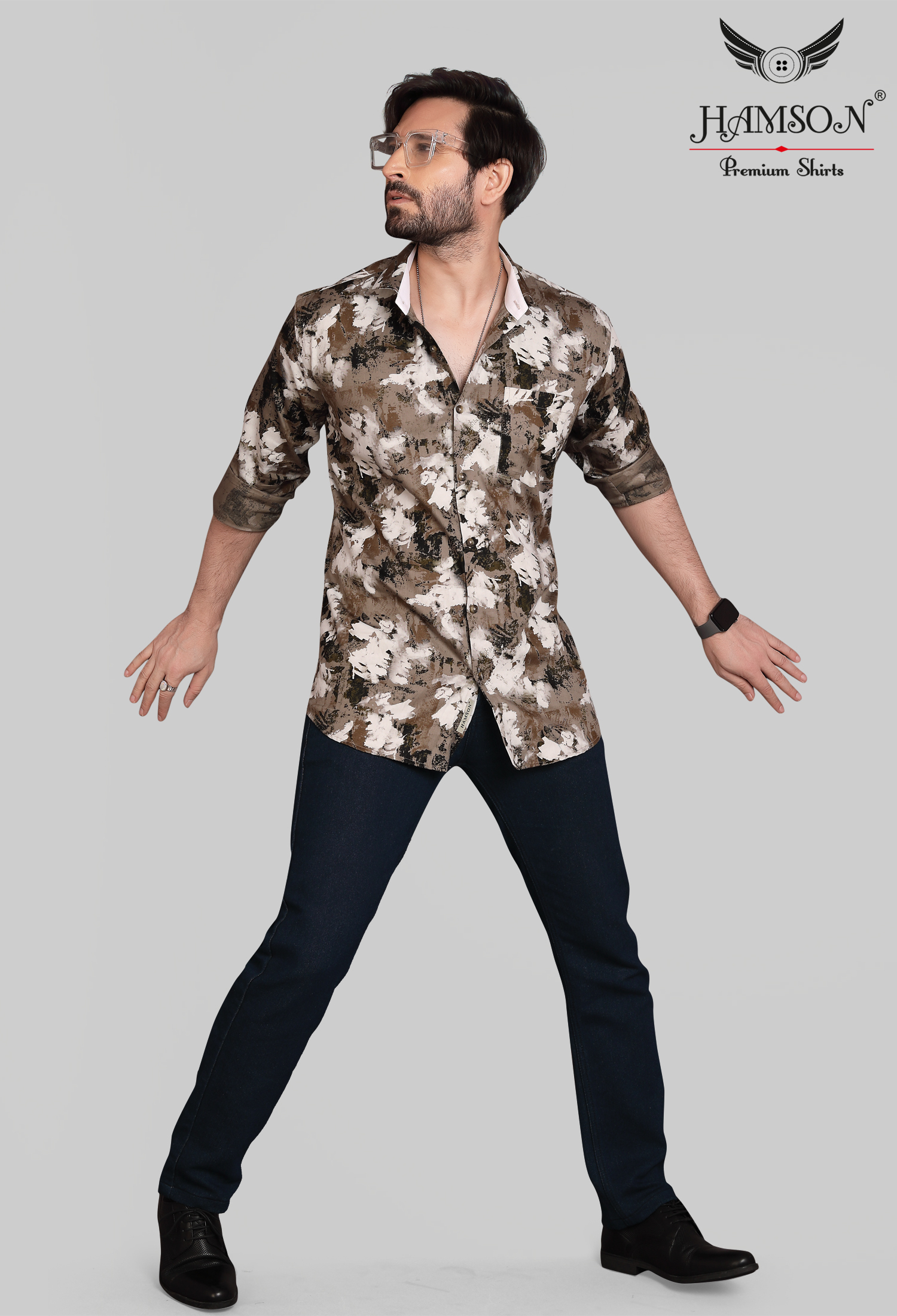 Mens Satin Cotton Shirts Lily 49b Collar Style: Standard