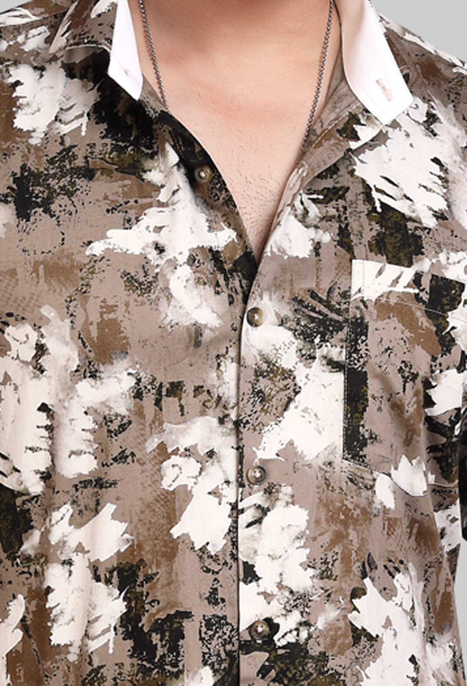 Mens Satin Cotton Shirts Lily 49b Collar Style: Standard