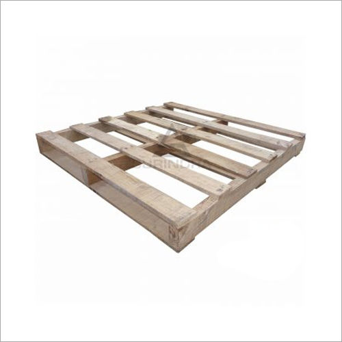 Wood 44 Length Single Faced 2 Way Wooden Pallet