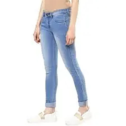 Blue Ladies Denim Jeans