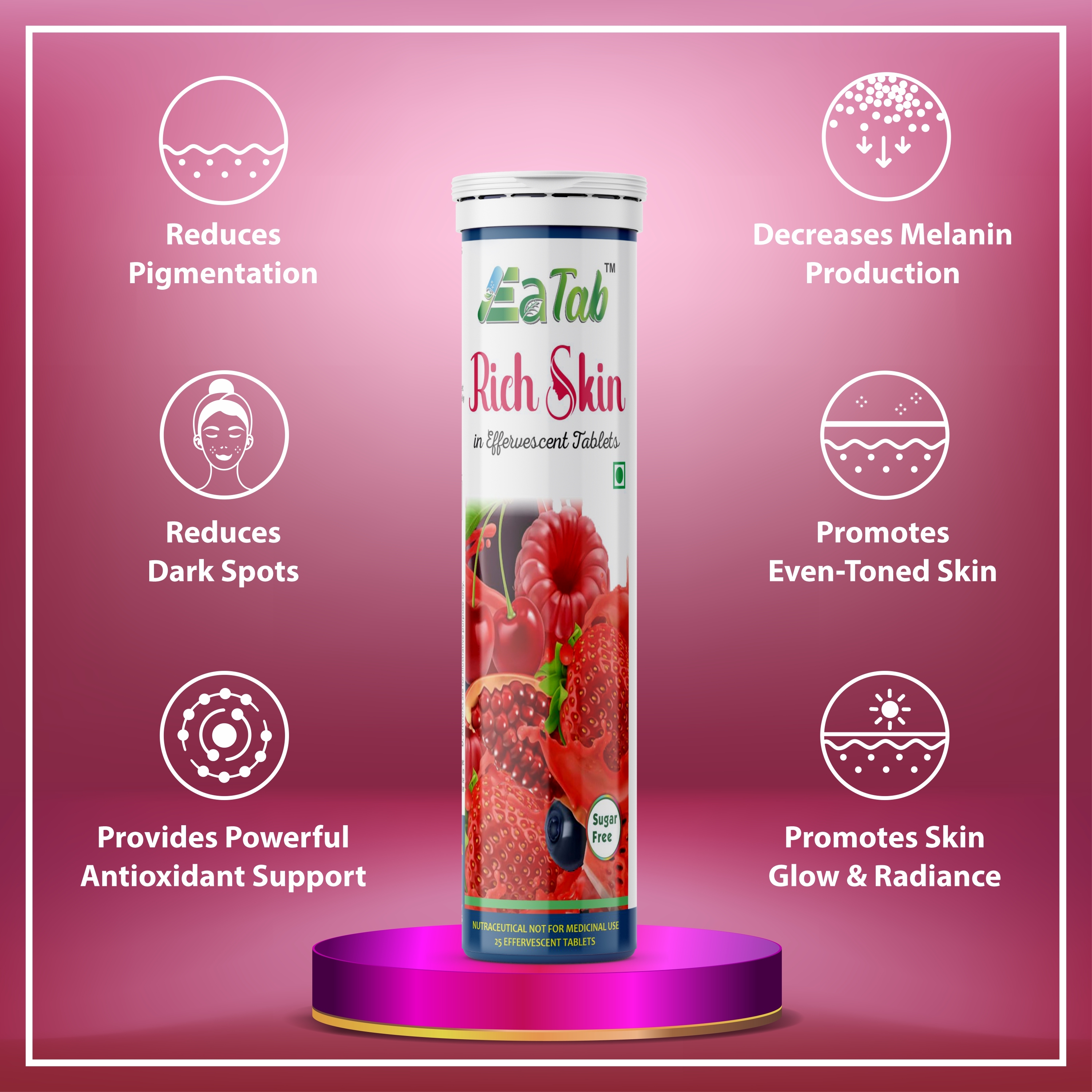 Glutathione Effervescent Tablet Health Supplements