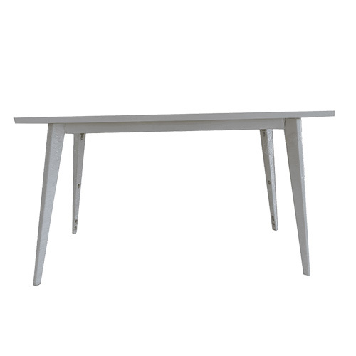 Polished Hexa Single Seater Workstation Table