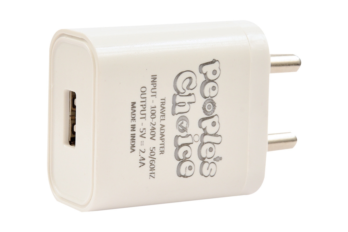 Mobile Charger - Plastic Body Bar Design Black & White Display | 1 Year Warranty