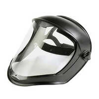 पारदर्शी-काला 9X12 इंच ग्राइंडिंग फेस शील्ड