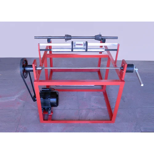 Red Batch Rewinding Machine