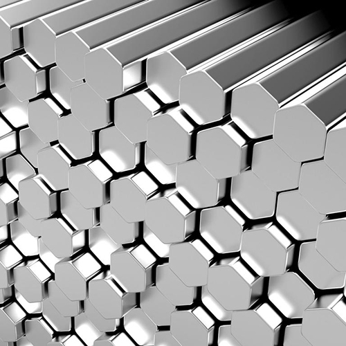 Stainless Steel Hex Bar - Stainless Steel, Customizable Sizes, Silver Finish | Exceptional Corrosion Resistance, Strength, and Durability