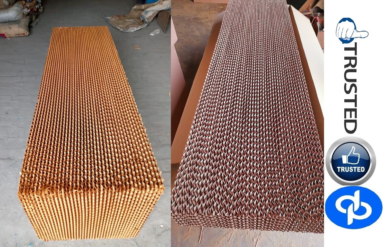 Brown Evaporative Cooling Pad Hyderabad - D.p.engineers