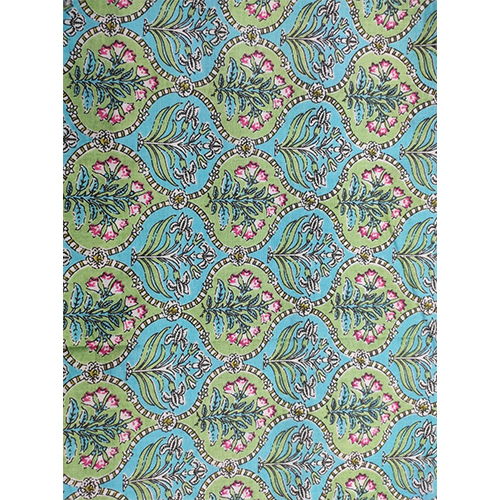 क्विक ड्राई फ्लावर फोर वर्क प्रिंट फैब्रिक