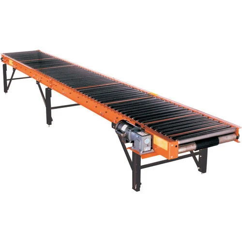 Mild Steel Roller Conveyor - Color: Black