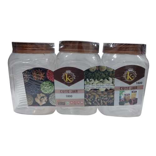 1800ml क्यूट जार सेट आकार: विभिन्न उपलब्ध