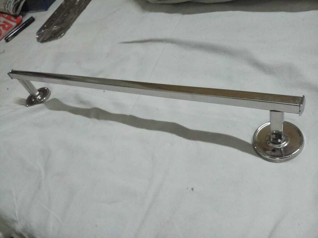 Stainless Steel Towel Rod - Durable And Stylish | Elegant Bathroom Accessory For Towel Organization