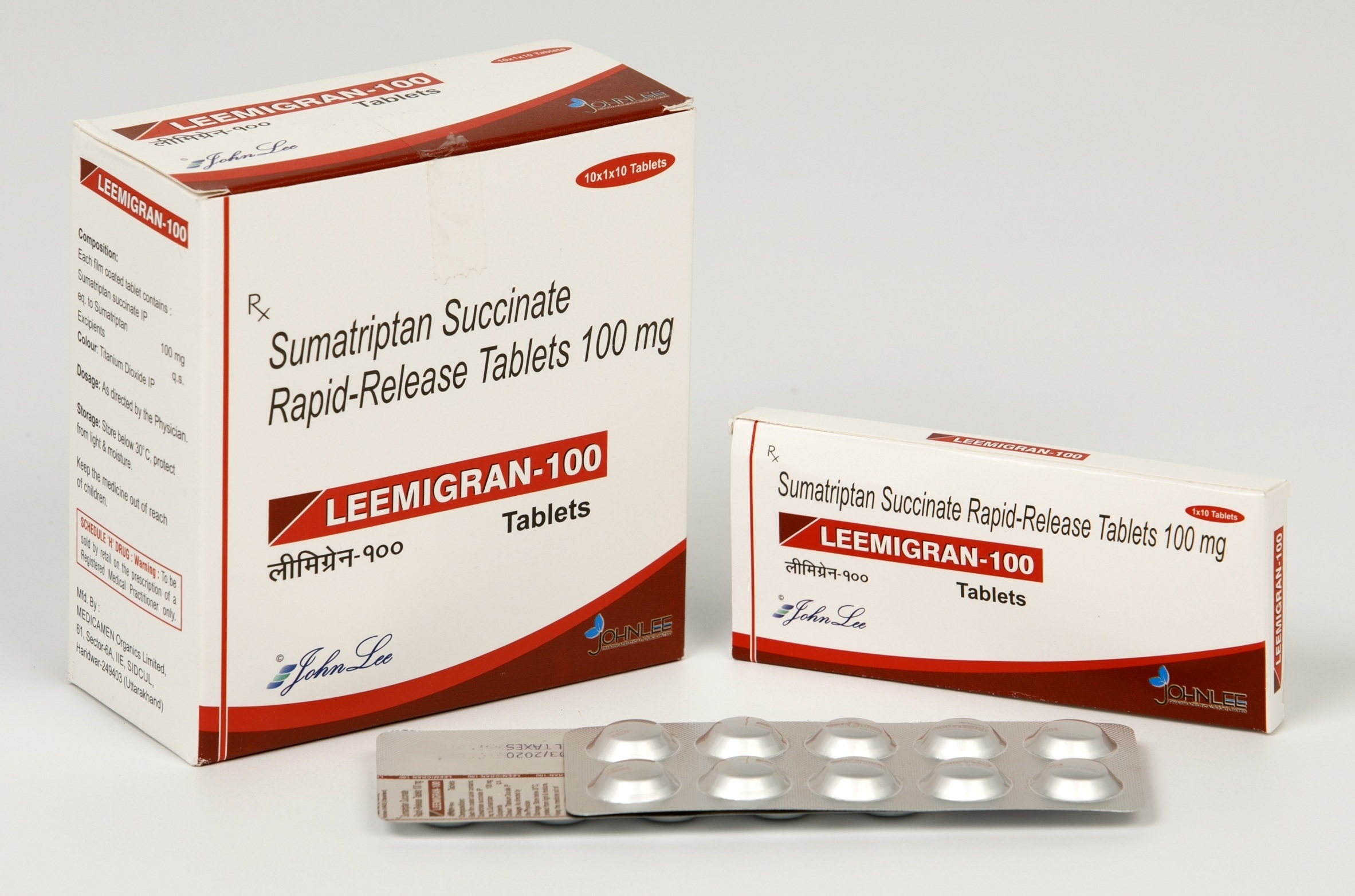 Sumatriptan Succinate Tablet - 50 Mg & 100 Mg | Alu-alu Packing, Effective Migraine Relief, 10000 Pieces Quantity, Storage In Dry & Cool Place