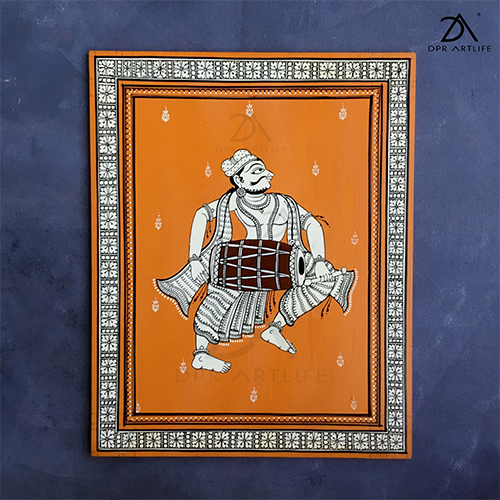 Easy To Clean Dhol Wadak Decorative Wall Plate