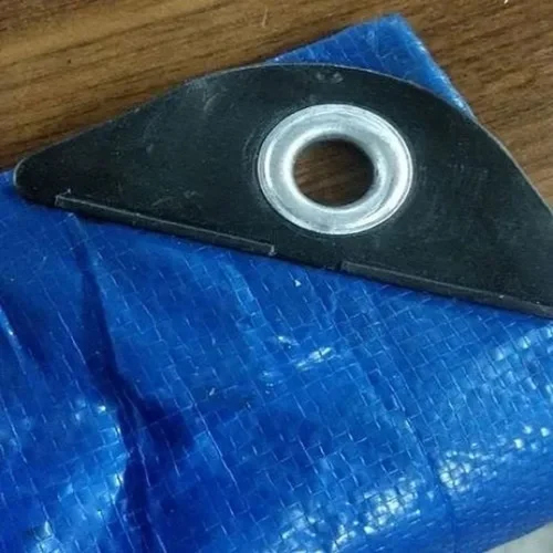Tarpaulin Aluminum Eyelet - Heavy-duty Waterproof Polyethylene/pvc Sheet , Reinforced Edges With Metal Rings For Secure Fastening