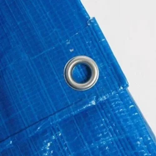Tarpaulin Aluminum Eyelet - Heavy-duty Waterproof Polyethylene/pvc Sheet , Reinforced Edges With Metal Rings For Secure Fastening