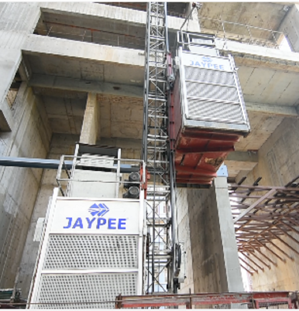 Jaypee Passenger Hoist - Steel, 650x650x1508 Mm | 2000 Kg Capacity, Automatic Control, Variable Frequency Vfd, Fingerprint Access