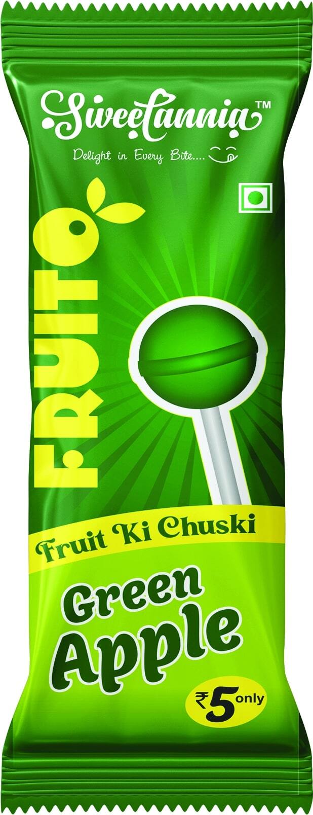 Lollipop Fruit Flavor - 7x2 Cm, Red | Assorted Fruit Flavors, Delicious Treat, Individually Wrapped, Natural Ingredients
