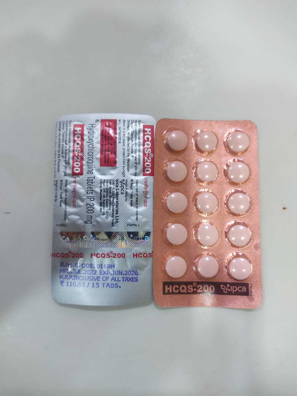 Hydroxychloquine Hcqs 200