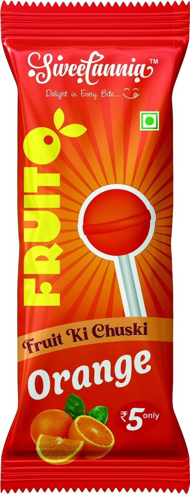 Lollipop Fruit Flavor - 7x2 Cm, Red | Assorted Fruit Flavors, Delicious Treat, Individually Wrapped, Natural Ingredients