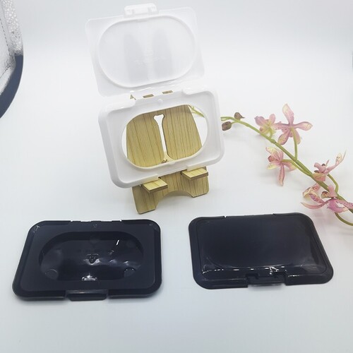 Wet Wipes Plastic Lid - 100x65 Millimeter (mm) | Flip Top Cap, Durable Plastic Material for Convenient Access and Storage